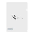 Studio“Node” official shopのN; Clear File Folder