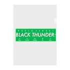 65narrowのBLACK THUNDER Clear File Folder