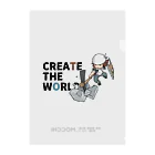 mocchi’s workshopのCREATE THE WORLD クリアファイル