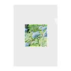 蛍石のhydrangeas Clear File Folder