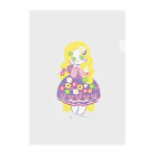 🎀りぼんぱ～ら～🎀のお花ラプンツェル クリアファイル