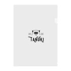 mogura_tanukiのtanuki_vintage01 Clear File Folder