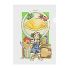 放課後屋の黄色いキャンパス Clear File Folder