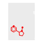 科学雑貨Scientiaのニコチン(マルボロver.) クリアファイル