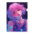 NEON CITYのネオンシティ シリーズ  サマーナイト Summer Night Clear File Folder