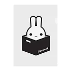 ツギハギ ニクの【Boxed * Rabbit】白Ver クリアファイル