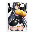 amamoemomoの擬人化怪獣女の子 Clear File Folder