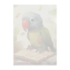 子どものための特別な学用品ショップのインコのイタズラ Clear File Folder