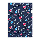 タカのlove Clear File Folder