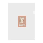 Bordercollie StreetのCh-Latte-1 Clear File Folder