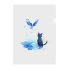 yuuの黒猫と青い鳥 Clear File Folder