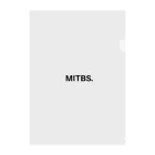 MITBS.のMITBS. クリアファイル