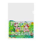 GASCA ★ FOLLOW YOUR DREAMS ★ ==SUPPORT THE YOUNG TALENTS==の【夏】GASCA Winner Series Clear File Folder
