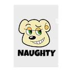 NAUGHTYのNAUGHTY BEARくん クリアファイル