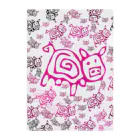 Realm of Ramblesの豚（ホットピンク） Clear File Folder