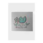 クレヨンババアのチョコミン党のちょこみんねこ Clear File Folder