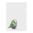 朱音琴音のドット絵のインコ２ Clear File Folder