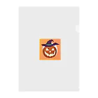 Papapapartyのハロウィンパンプキン Clear File Folder