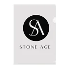 StoneAgeのStone Age のロゴ クリアファイル