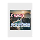 wataru-ingのI LOVE NATURE Clear File Folder