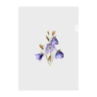 Atelier Petrichor Forestのキキョウ Chinese bellflower Clear File Folder