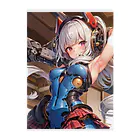 CONV工房公式グッズのメンテナンスを受けるメカ娘 Clear File Folder