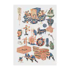 浮世絵ショップ のどぐろ　UKIYOE SHOP NODOGUROの新板車つくし/ New board, full of cars Clear File Folder