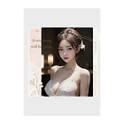 sounya sounyaの美女図鑑（子猫） Clear File Folder