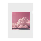 usaのピンク空☁️ Clear File Folder