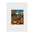 waffle2000のハロウィン風景 Clear File Folder