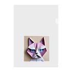 Kitabaの折り紙アニマル・ワシ猫ですねん！ Clear File Folder