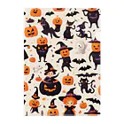 ワンダーワールド・ワンストップのたくさんのかわいいハロウィーンキャラクター Clear File Folder