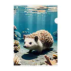 人魚の夢のサンゴハリネズミ Clear File Folder