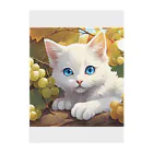 yoiyononakaの葡萄畑の番猫02 Clear File Folder