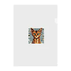 kindonesiaのドット絵のアビシニアン Clear File Folder