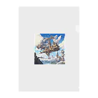 SetsunaAIの空に浮かぶ島のファンタジーグッズ Clear File Folder