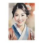 MistyStarkの日本人女性 ヴィンテージ クリアファイル