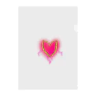 i love frenchfriesのﾊｰﾄポテトﾋﾟ- Clear File Folder