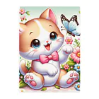 Enigma_Whispererのリボン子猫 Clear File Folder