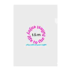 t&mのt&m enjoy life to the fullest Clear File Folder