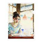 MistyStarkの日本人女性カフェ Clear File Folder