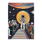 宇宙開発デザイン科の宇宙ムーン教の教え Clear File Folder