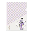 syamisenkurabu_itohanaの三味線倶楽部　絲華公式グッズ♪ Clear File Folder