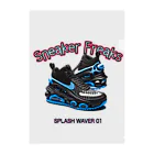 Lock-onの【Sneaker Freaks】Splash Waver 01 Clear File Folder