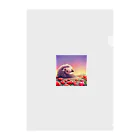 koba777のドット絵ハリネズミ Clear File Folder