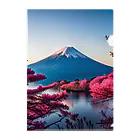 P.H.C（pink house candy）の富士山と紅葉、そして湖のグッズ Clear File Folder