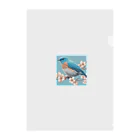 ❤︎cute❤︎のbeautiful blue bird Clear File Folder