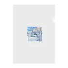白銀屋の美しい冬の景色 Clear File Folder