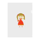 メリーメリークリスマスランドのApple Princess りんごちゃん Clear File Folder