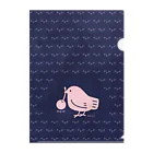 イラスト MONYAAT のみつぐとり ももいろ1 Clear File Folder